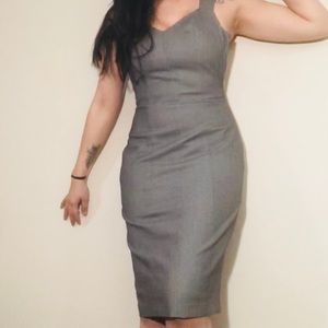 Express Mini gray dress